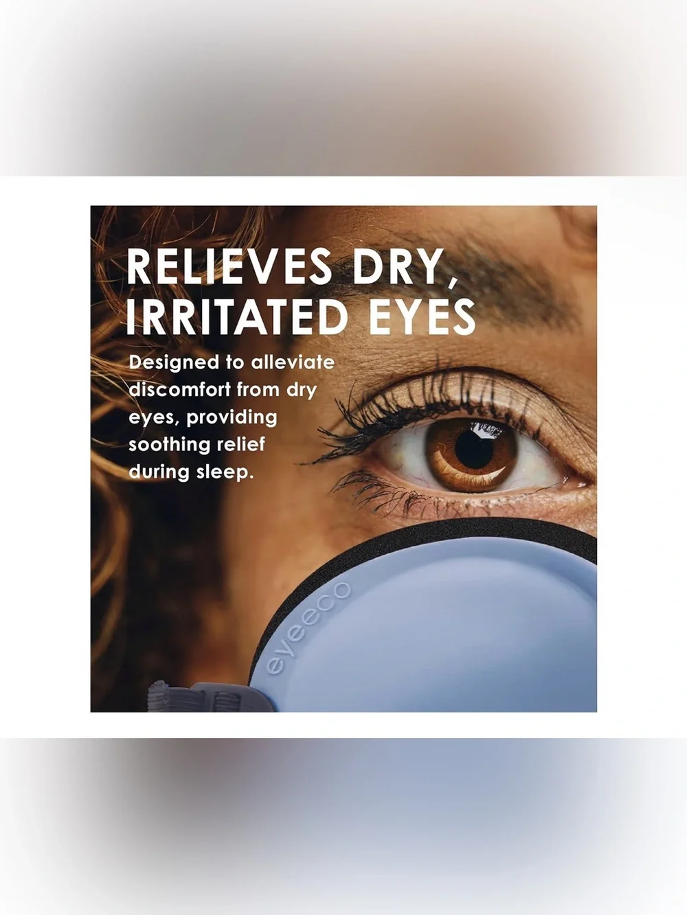 EyeEco Tranquileyes XL Advanced Warm Cold Compress Kit Eye Mask for Dry Eyes